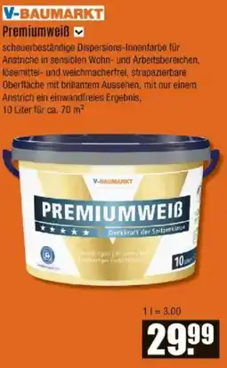 V Baumarkt V-BAUMARKT Premiumweiß Angebot