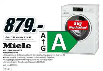 MediaMarkt Miele WWD 660 WCS Waschmaschine Angebot