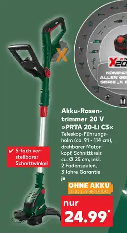 Kaufland Akku-Rasen- trimmer 20 V PRTA 20-Li C3 Angebot