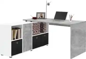 Opti Wohnwelt FMD Winkelschreibtisch Lekto Angebot