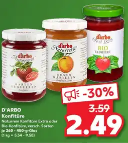 Kaufland D'ARBO Konfitüre Angebot