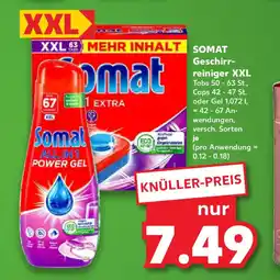 Kaufland SOMAT Geschirr- reiniger XXL Angebot
