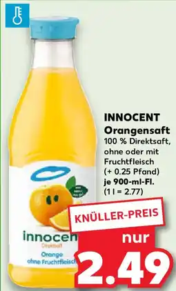 Kaufland INNOCENT Orangensaft Angebot