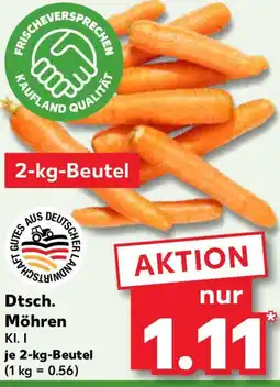 Kaufland Dtsch. Möhren Angebot