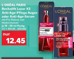 Kaufland L'ORÉAL PARIS Revitalift Laser X3 Anti-Age-Pflege Augen oder Anti-Age-Serum Angebot