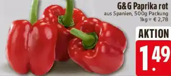 E-Center G&G Paprika rot Angebot