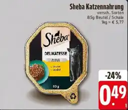 E-Center Sheba Katzennahrung Angebot