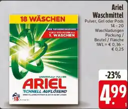 E-Center Ariel Waschmittel Angebot