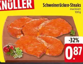 E-Center Schweinerücken-Steaks Angebot