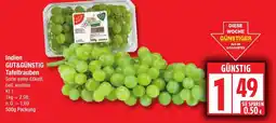 Edeka Indien GUT&GÜNSTIG Tafeltrauben Angebot