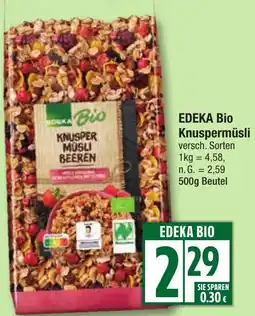 Edeka EDEKA Bio Knuspermüsli Angebot