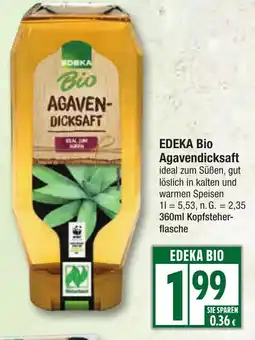 Edeka EDEKA Bio Agavendicksaft Angebot