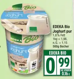 Edeka EDEKA BIO Joghurt pur Angebot