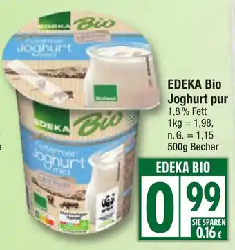 Edeka EDEKA BIO Joghurt pur Angebot