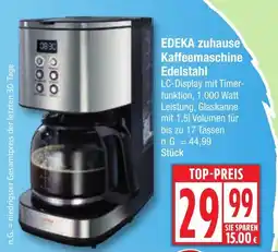 Edeka EDEKA zuhause Kaffeemaschine Edelstahl Angebot