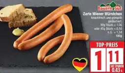 Edeka Bauern Gut Zarte Wiener Würstchen Angebot