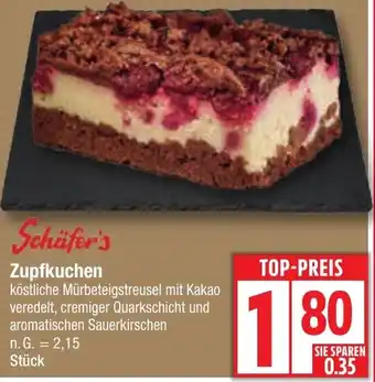 Edeka Schäfer's Zupfkuchen Angebot