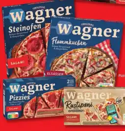 Edeka Original Wagner Steinofen-Pizza, -Pizzies, Flammkuchen oder Rustipani Angebot