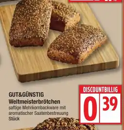 Edeka GUT&GÜNSTIG Weltmeisterbrötchen Angebot