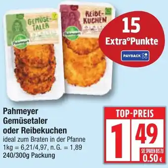 Edeka Pahmeyer Gemüsetaler oder Reibekuchen Angebot