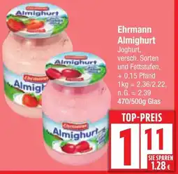 Edeka Ehrmann Almighurt Joghurt Angebot