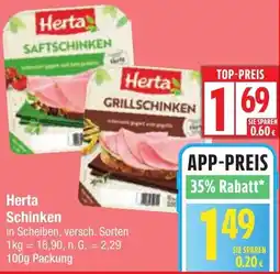 Edeka Herta Schinken Angebot