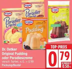 Edeka Dr. Oetker Original Pudding oder Paradiescreme Angebot