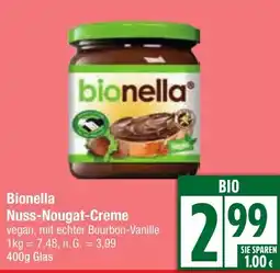 Edeka Bionella Nuss-Nougat-Creme Angebot