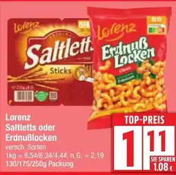 Edeka Lorenz Saltletts oder Erdnuẞlocken Angebot
