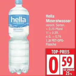 Edeka Hella Mineralwasser Angebot