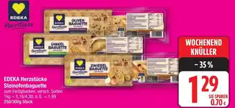 Edeka EDEKA Herzstücke Steinofenbaguette Angebot