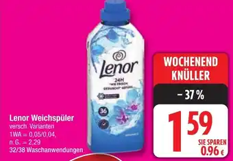 Edeka Lenor Weichspüler Angebot