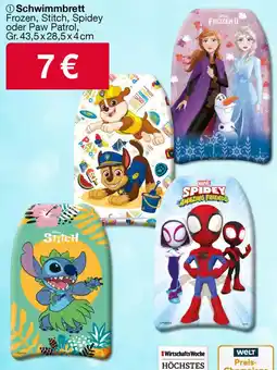 Woolworth Schwimmbrett Angebot