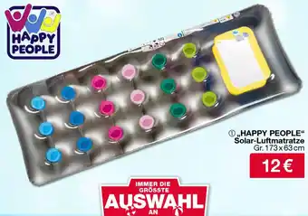 Woolworth HAPPY PEOPLE Solar-Luftmatratze Angebot