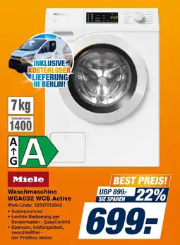 Expert Miele waschmaschine wca032 wcs active Angebot