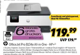 MEDIMAX Hp officejet pro 8134e all-in-one - hp+ Angebot