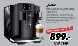 MEDIMAX Jura kaffeevollautomat jura e8 (ec) piano black Angebot