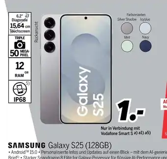 MEDIMAX Samsung galaxy s25 (128gb) Angebot