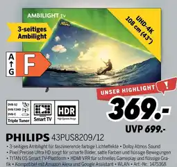 MEDIMAX Philips 43pus8209/12 Angebot