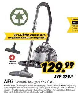 MEDIMAX Aeg bodenstaubsauger lx7-2-ökox Angebot