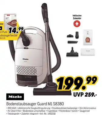 MEDIMAX Miele bodenstaubsauger guard m1 s8380 Angebot