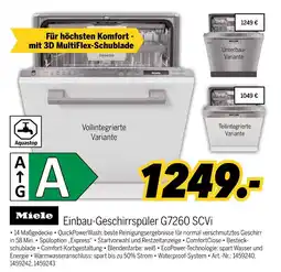 MEDIMAX Miele einbau-geschirrspüler g7260 scvi Angebot