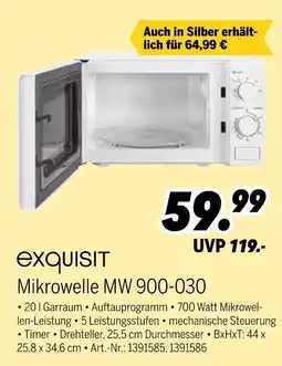 MEDIMAX Exquisit mikrowelle mw 900-030 Angebot