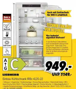 MEDIMAX Liebherr einbau-kühlschrank irbc 4120-22 Angebot