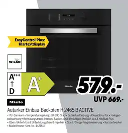 MEDIMAX Miele autarker einbau-backofen h 2465 b active Angebot