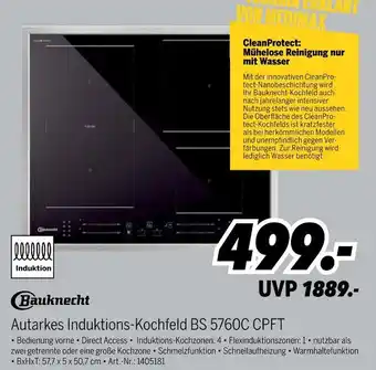 MEDIMAX Bauknecht autarkes induktions-kochfeld bs 5760c cpft Angebot