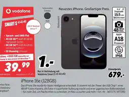MEDIMAX Apple iphone 16e (128gb) Angebot
