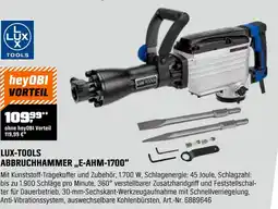 OBI Lux tools abbruchhammer „e-ahm-1700“ Angebot