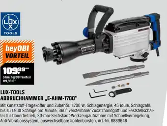 OBI Lux tools abbruchhammer „e-ahm-1700“ Angebot