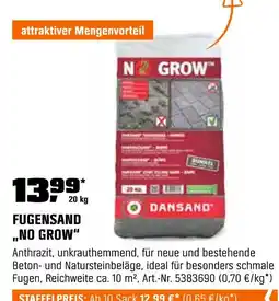 OBI Dansand fugensand no grow Angebot